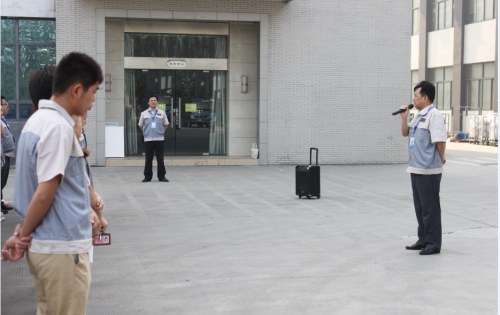 彩晶事业部起劲响应招呼，，，召开全事业部“清静活动月”发动大会